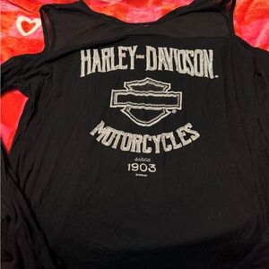 Harley-Davidson Black Graphic Long Sleeve Shirt